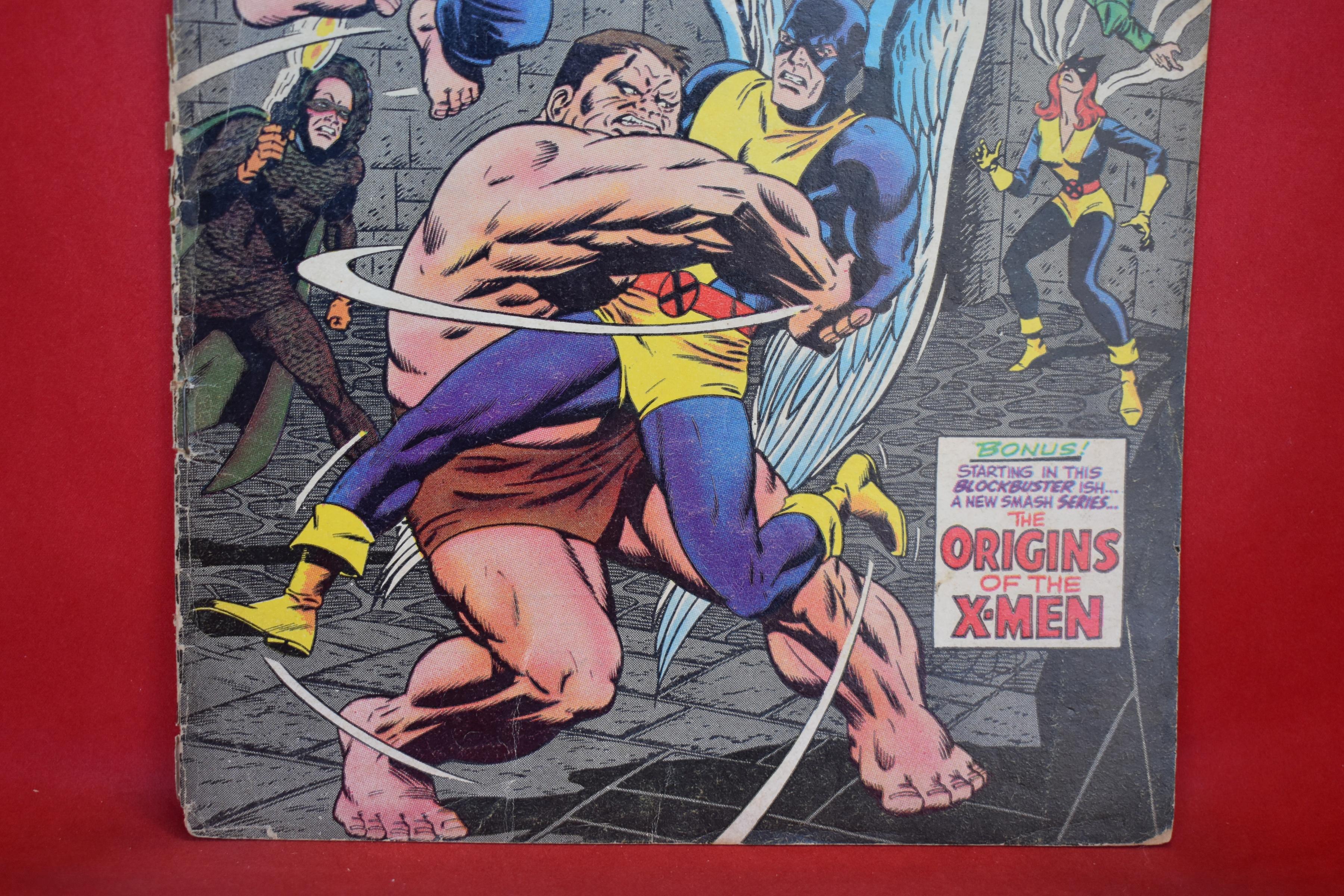 X-MEN #38 | KEY ORIGIN STORIES BEGIN! | HECK/ADKINS - 1967 | *SPINE SPLIT - SEE PICS*