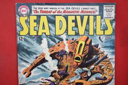 SEA DEVILS #12 | THREAT OF THE MAGNETIC MENACE! | ADLER/NOVICK - 1963 - NICE BOOK!