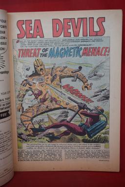 SEA DEVILS #12 | THREAT OF THE MAGNETIC MENACE! | ADLER/NOVICK - 1963 - NICE BOOK!