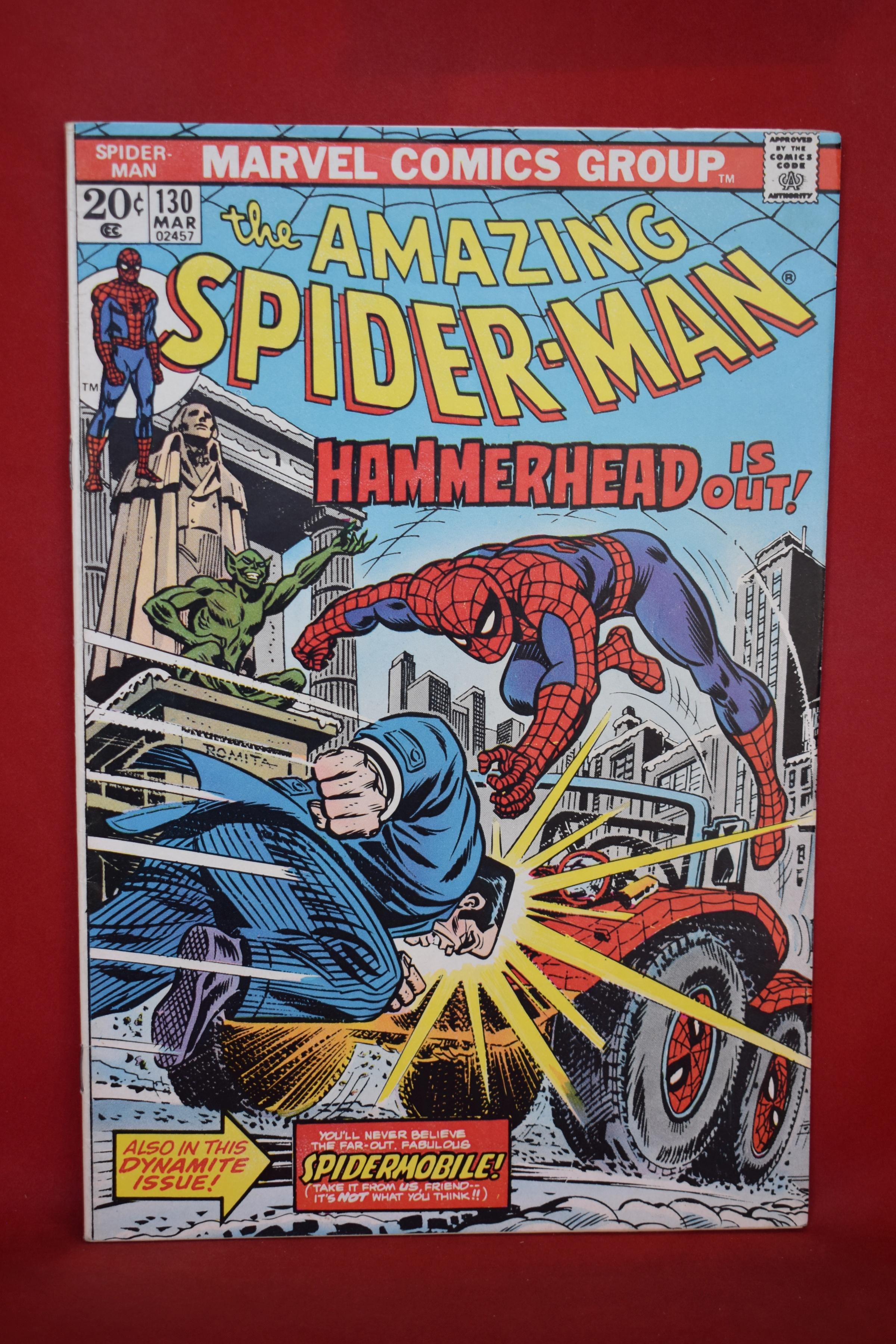 AMAZING SPIDERMAN #130 | 1ST SPIDER-MOBILE, 1ST COVER APP OF JACKAL!