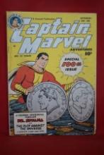 CAPTAIN MARVEL ADVENTURES #100 | KEY MILESTONE ISSUE - CC BECK - 1949 | *SPINEROLL, DETACHED COVER*