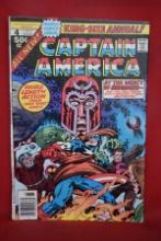 CAPTAIN AMERICA ANNUAL #4 | BROTHERHOOD OF EVIL MUTANTS! | *SOLID, BIT OF CREASING*