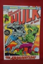 HULK #159 | THE ABOMINATION! | CLASSIC HERB TRIMPE - 1973 | *BIT OF A COVER SCRAPE - SEE PICS*