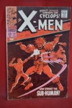 X-MEN #41 | 1ST APP OF GROTESK! | ORIGIN OF CYCLOPS CONTINUED | HECK/TUSKA - 1968 - SOLID!