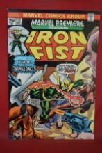 MARVEL PREMIERE #17 | 3RD APP OF IRON FIST, 1ST APP OF TRIPLE-IRON!