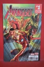 AVENGERS #1 | PREMIERE ISSUE - NEW TEAM - 1ST APPEARANCES - ALEX ROSS COVER ART