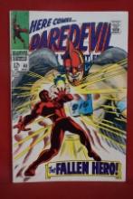 DAREDEVIL #40 | THE FALLEN HERO! | GENE COLAN/STAN LEE - 1968