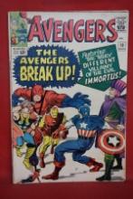 AVENGERS #10 | KEY 1ST APP OF IMMORTUS! | 1ST "AVENGERS ASSEMBLE" | ATTACHED, SOME WEAR, SEE PICS