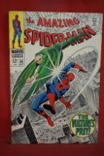 AMAZING SPIDERMAN #64 | THE VULTURE'S PREY! | CLASSIC JOHN ROMITA - 1968 | FAINT SUB CREASE - SOLID