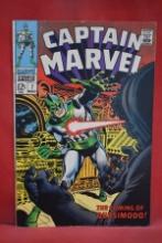 CAPTAIN MARVEL #7 | THE COMING OF QUASIMODO! | JOHN ROMITA/DON HECK - 1968 - NICE!