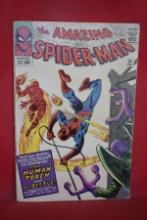 AMAZING SPIDERMAN #21 | KEY 2ND APPEARANCE OF BEETLE! | STEVE DITKO/STAN LEE - 1965 - SOLID