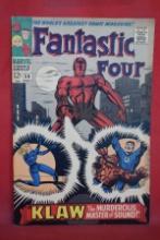 FANTASTIC FOUR #56 | 2ND APPEARANCE OF KLAW! | KIRBY/LEE - 1966 - NICE BOOK!