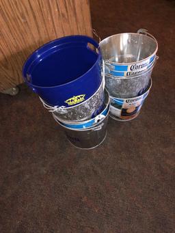 7 - Corona beer buckets