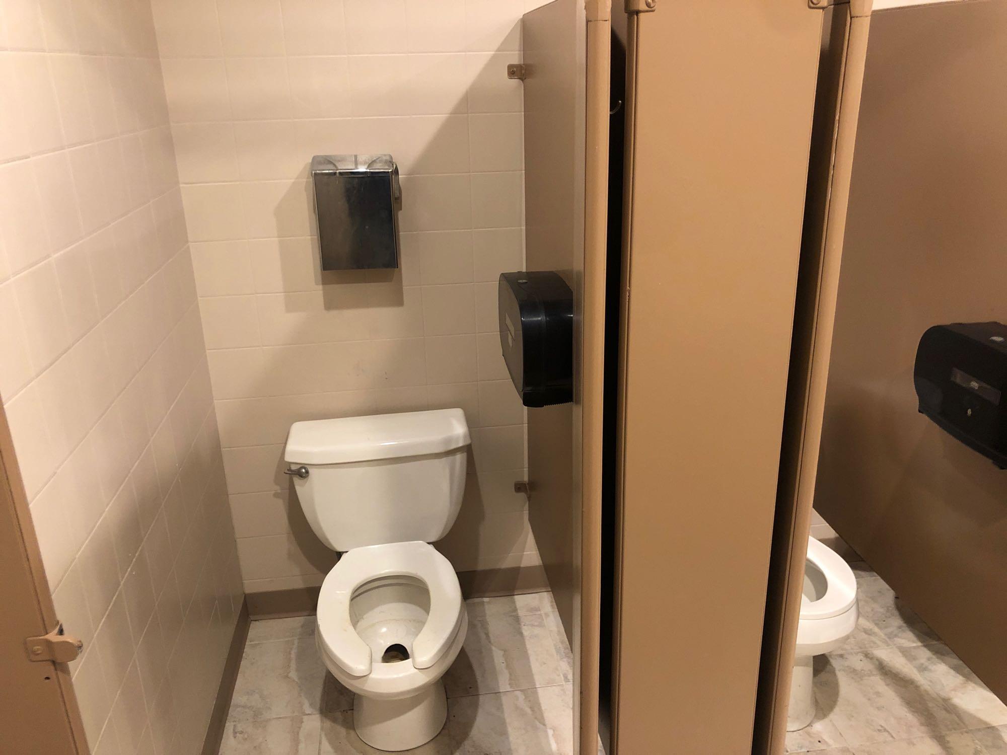 Salvage rights to restrooms fixtures in Women's restroom including diaper table, sinks, toliets,