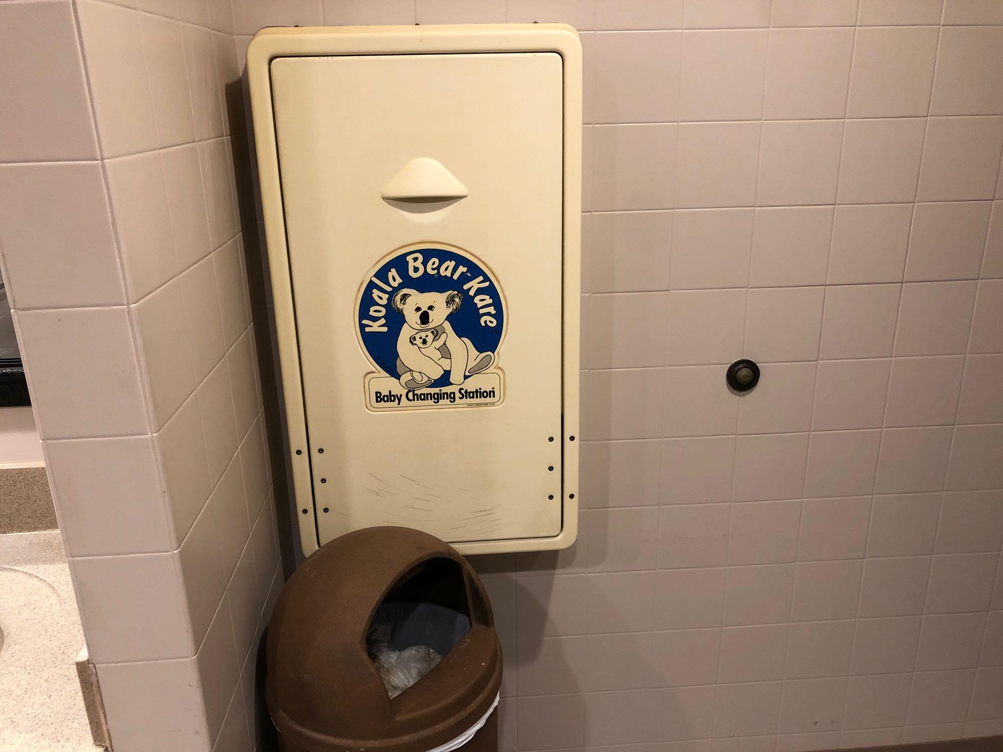 Salvage rights to restrooms fixtures in Women's restroom including diaper table, sinks, toliets,