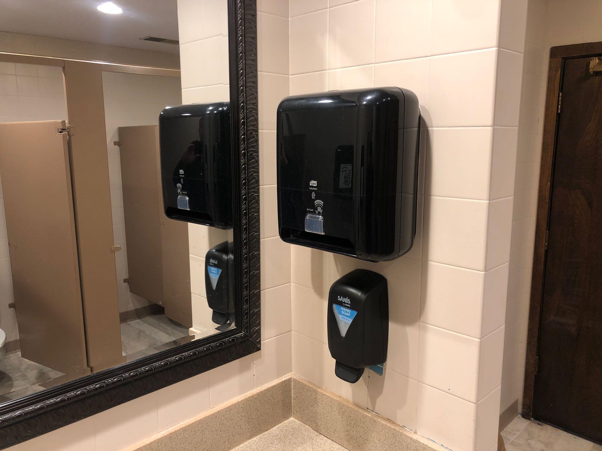 Salvage rights to restrooms fixtures in Women's restroom including diaper table, sinks, toliets,