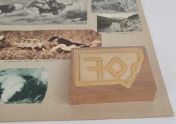 Diamond Bar F Ranch Branding Iron Montana