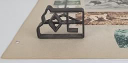 Diamond Bar F Ranch Branding Iron Montana