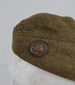 Ww1 Us Overseas Cap W/ Motor Transport Disc