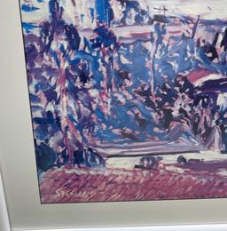 Marco Sassone Serigraph Laguna Vista Print
