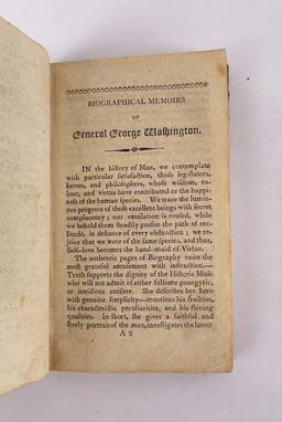 Biographical Memoirs of George Washington