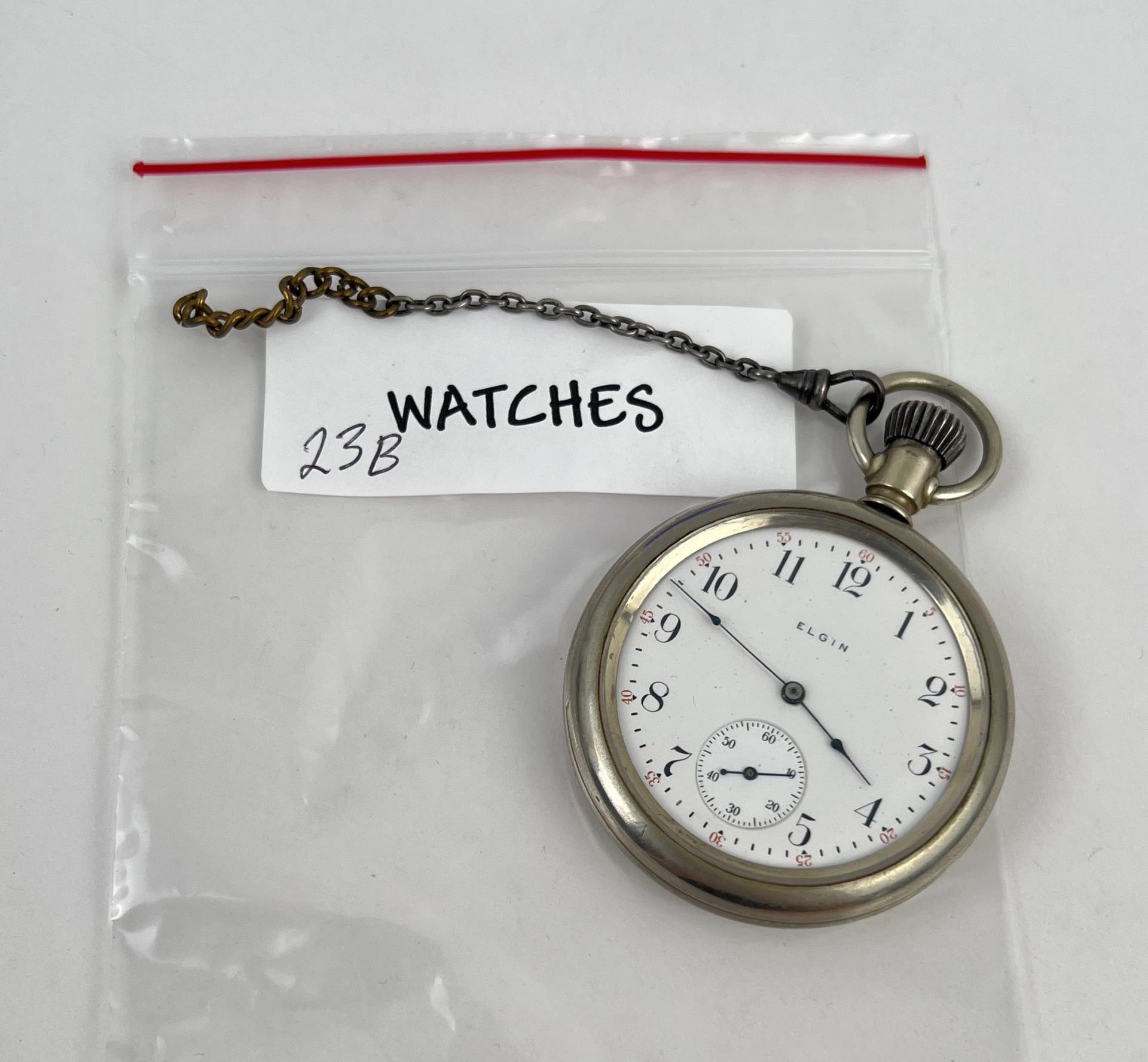 Antique Elgin Model 7 Pocket Watch