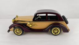 Wood 1930s Style Toy Car