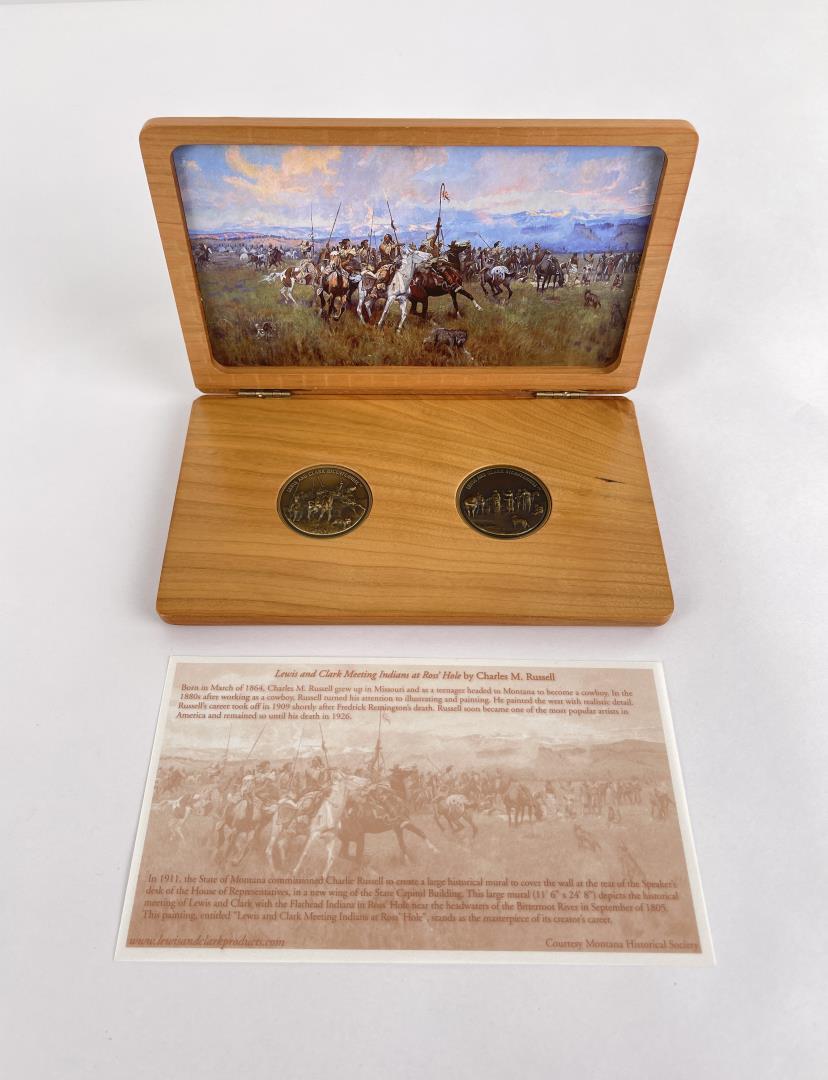Lewis and Clark Charles M. Russell Coins