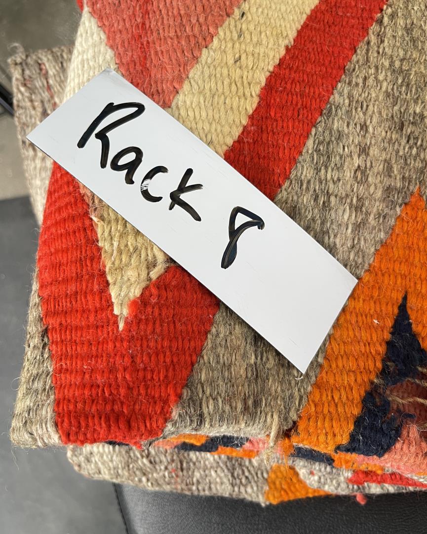 Antique Transitional Navajo Indian Blanket Rug