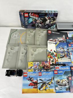 Collection Of Lego Instructions And Accessories