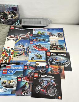Collection Of Lego Instructions And Accessories