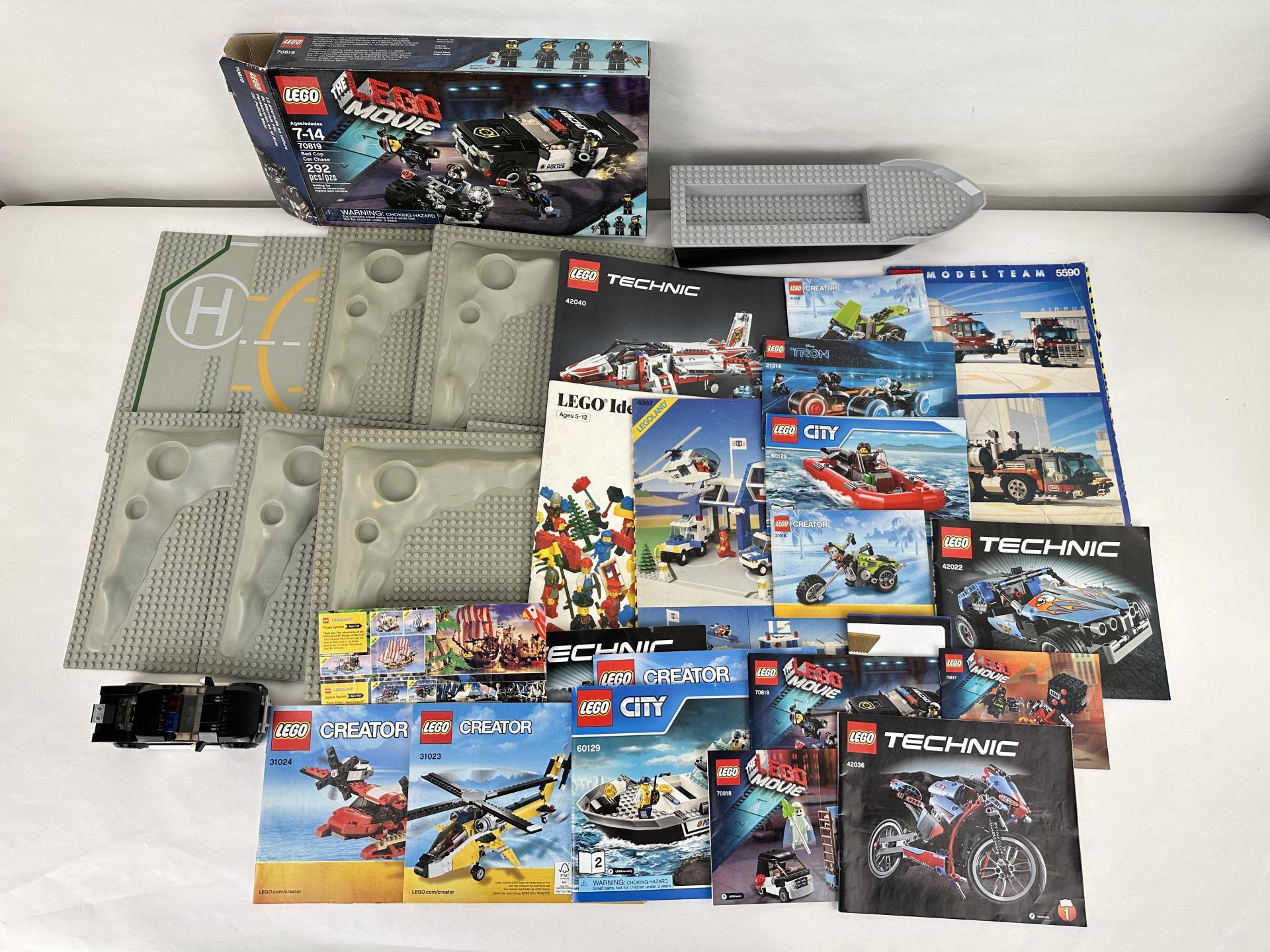 Collection Of Lego Instructions And Accessories