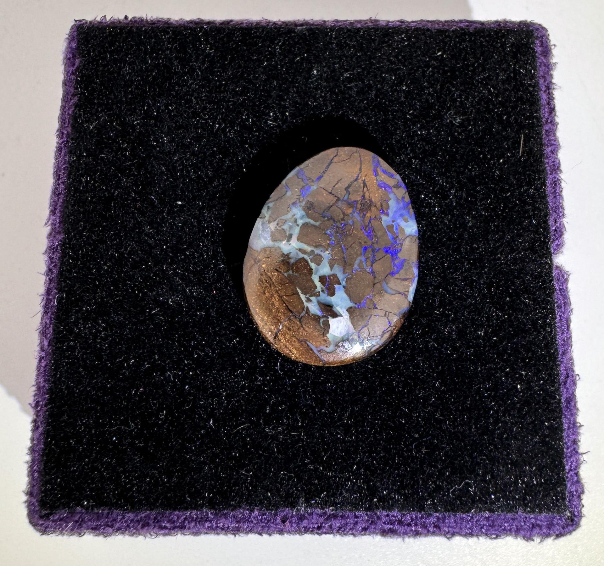 7.2 Carats of Australian Black Boulder Opal