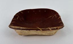 Athabascan Indian Made Birch Bark Basket