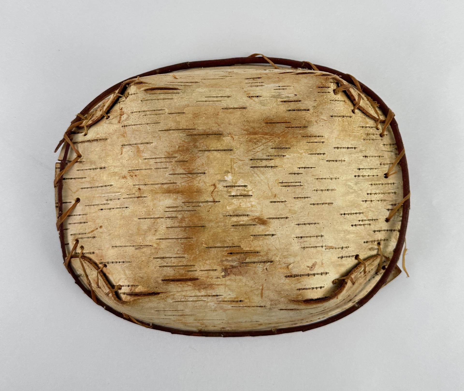 Athabascan Indian Made Birch Bark Basket