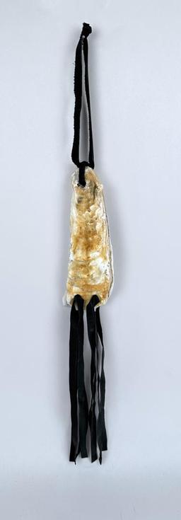 Plateau Native American Indian Painted Shell