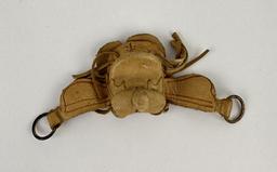 Miniature Leather Saddle