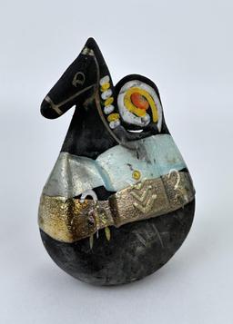 Raku Pottery Horse