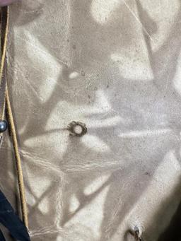 Plains Native American Indian Hide Covered Drum