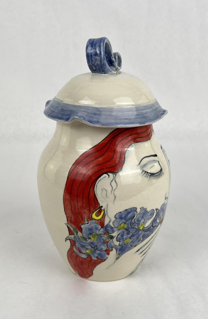 Hal Mathew Montana Studio Pottery Cookie Jar