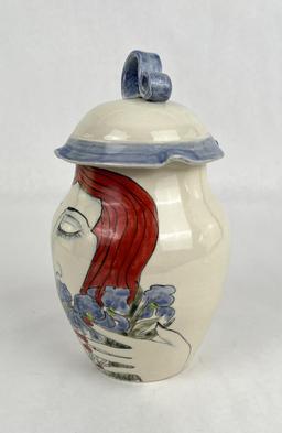 Hal Mathew Montana Studio Pottery Cookie Jar