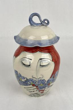 Hal Mathew Montana Studio Pottery Cookie Jar