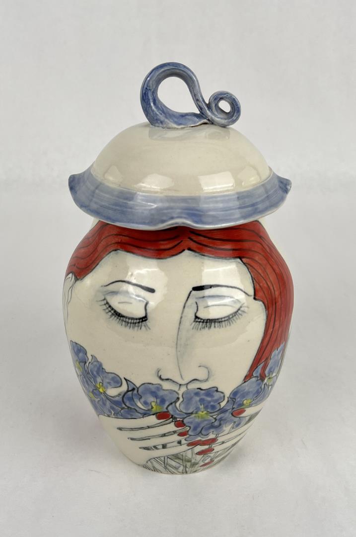 Hal Mathew Montana Studio Pottery Cookie Jar