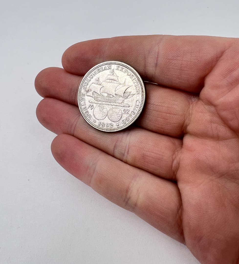 1892 Columbian Exposition Half Dollar Silver Coin