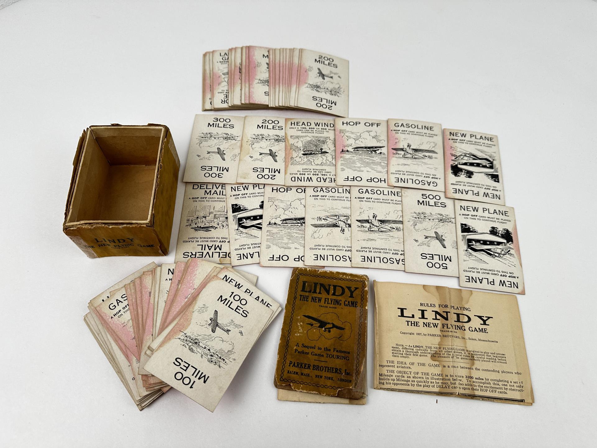 Lindy Parker Brothers Flying Card Game