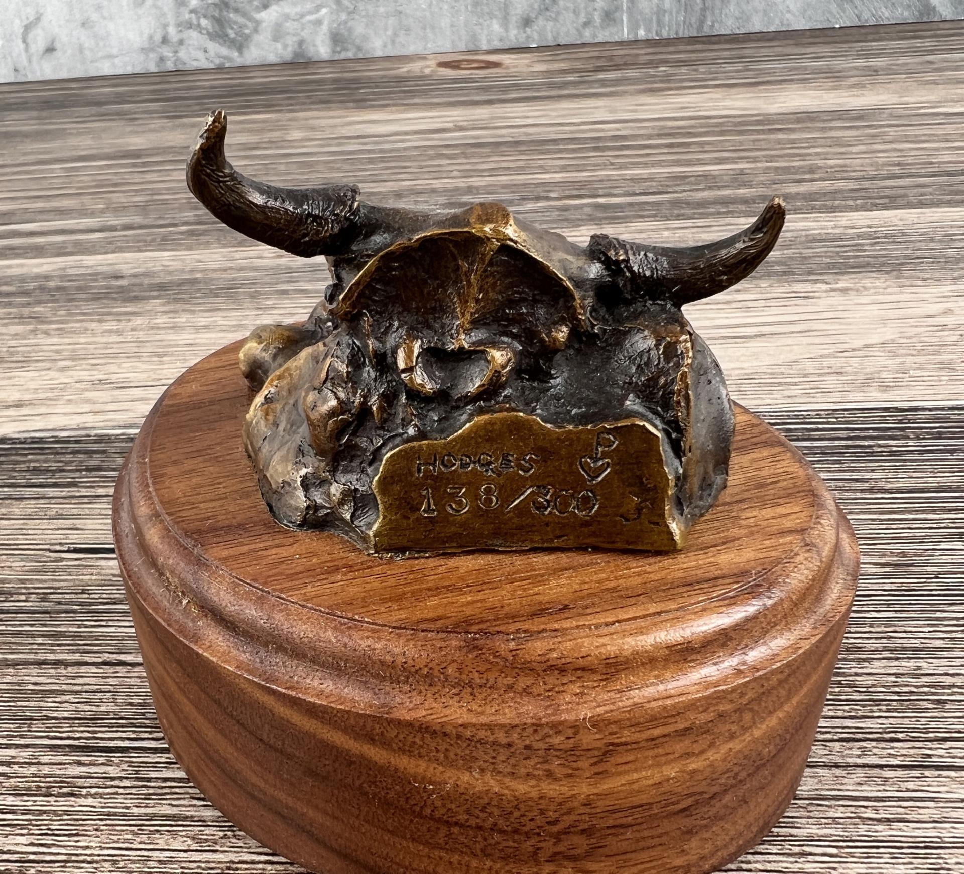 Dave Hodges Buffalo Skull Bronze