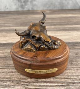 Dave Hodges Buffalo Skull Bronze