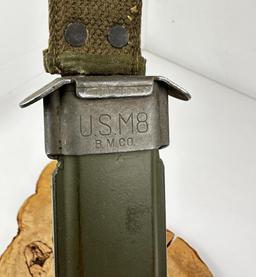 WW2 M8 BMco M3 Fighting Knife Scabbard