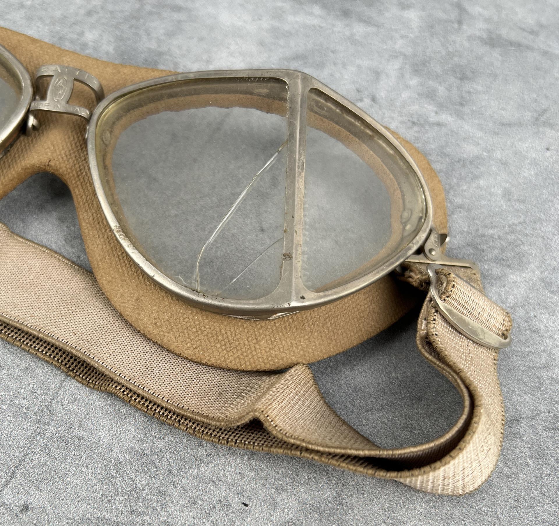 WW2 Ratti Facist Italian Pilots Goggles