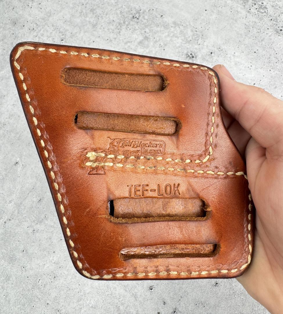 Ted Blocker's Leather Magazine Pouch Tef Lok